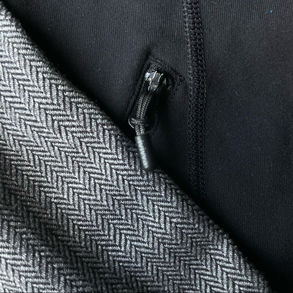 Ivivva by Lululemon Perfect Your Practice Jacket Black and Herringbone - Picture 2 of 5
